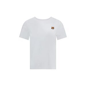 Maison Kitsune Fox Head Graphic Print Regular T-shirt Women White Tops &